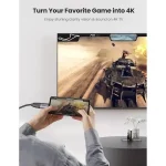 تبدیل UGREEN Type-C To HDMI مدل 70450 - خاکستری (گارانتی 18 ماهه آسان پیشرو) - تصویر 4