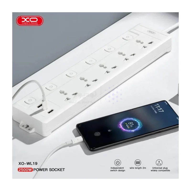 چندراهی برق XO مدل WL19(EU) - سفید - تصویر 4
