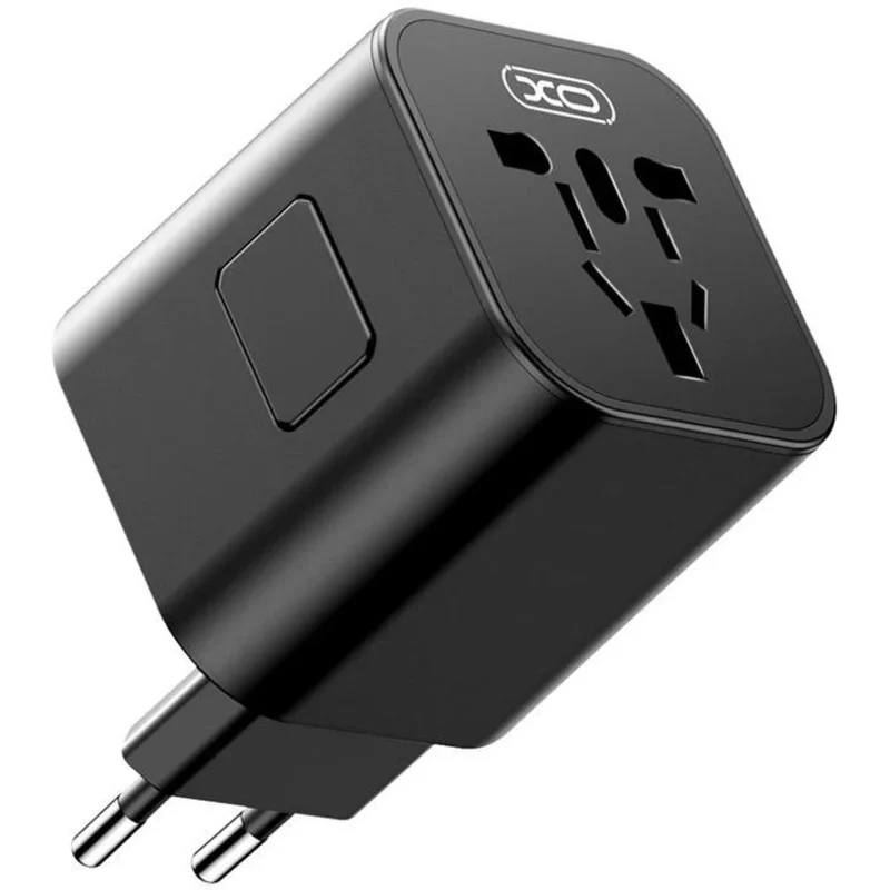 تبدیل برق 3 به 2 XO مدل XO-WL28 - مشکی - تصویر 2