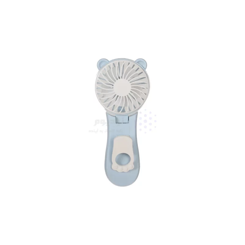 پنکه شارژی با قابلیت اتصال به موبایل مدل HJ-5047 - آبی - تصویر 3