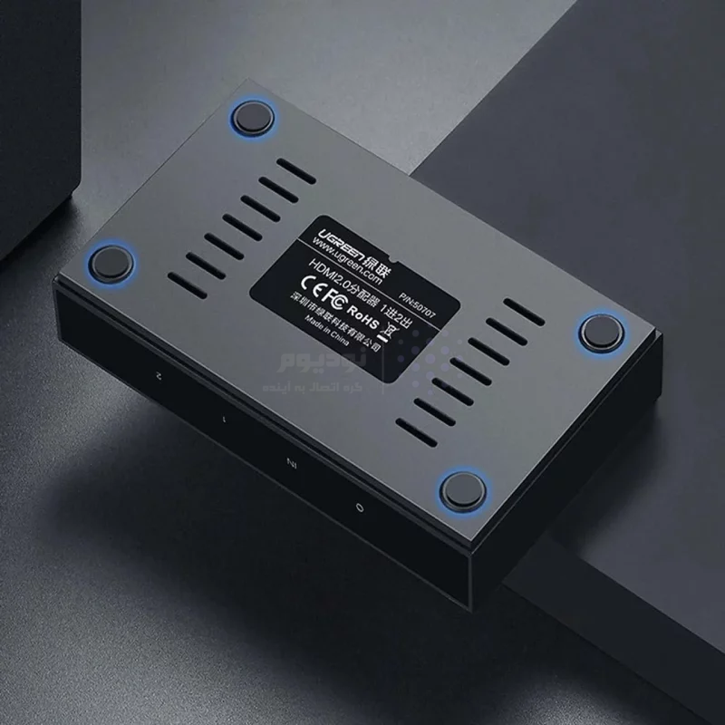 اسپلیتر 2 پورت UGREEN HDMI مدل 50707EU (گارانتی 18 ماهه آسان پیشرو) - تصویر 4