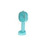پنکه شارژی مه پاش قابل حمل پایه دار مدل Lomfanmis - سبزآبی - تصویر 4