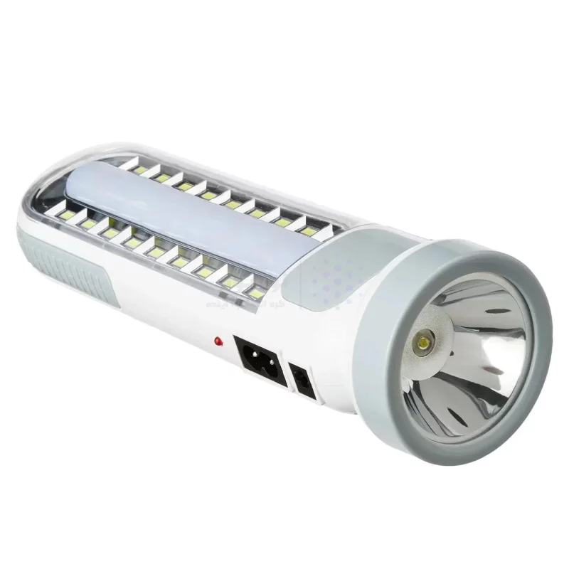لامپ شارژی HGDUE مدل HG-7102 LED - سفید - تصویر 4