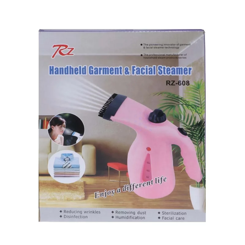 بخارشوی دستی لباس و صورت مدل RZ-608 - سرخابی - تصویر 11
