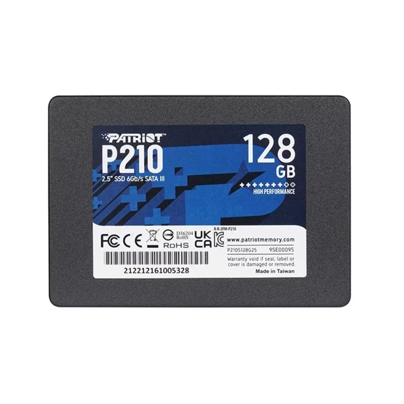 هارد Patroit SSD مدل P210 ظرفیت 128GB - مشکی (گارانتی الماس رایان ایرانیان) - تصویر 2