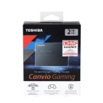هارد اکسترنال Toshiba مدل Canvio Gaming ظرفیت 2TB - مشکی - تصویر 8