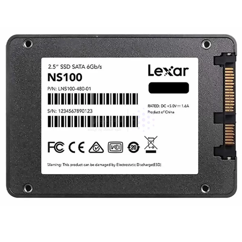 هارد Lexar SSD مدل NS100 - ظرفیت 128GB - خاکستری (گارانتی متین) - تصویر 5