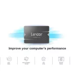 هارد Lexar SSD مدل NS100 - ظرفیت 128GB - خاکستری (گارانتی متین) - تصویر 6