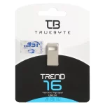 Truebyte TREND USB2.0 Flash Memory - 16GB (گارانتی مادام العمر شرکت آی تین) نقره ای