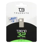 Truebyte TREND USB2.0 Flash Memory - 32GB (گارانتی مادام العمر شرکت آی تین) نقره ای