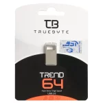 Truebyte TREND USB2.0 Flash Memory - 64GB (گارانتی مادام العمر شرکت آی تین) نقره ای