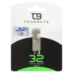 Truebyte T3 USB2.0 Flash Memory - 32GB (گارانتی مادام العمر شرکت آی تین) نقره ای