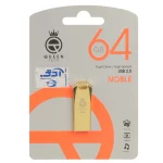 Queen NOBLE USB2.0 Flash Memory - 64GB طلایی (گارانتی مادام العمر شرکت آی تین)