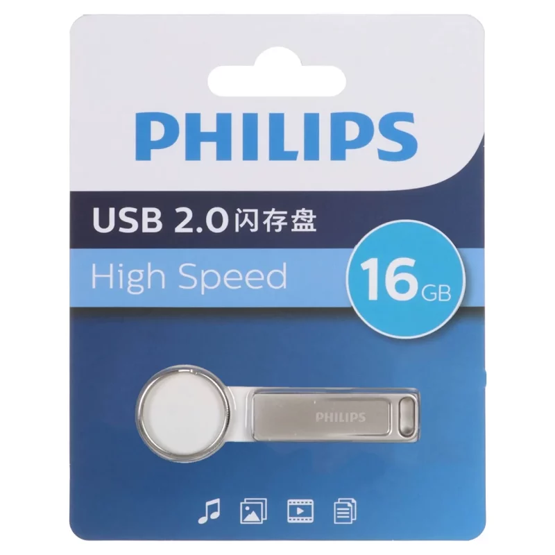 Philips FM21UA016A/93-F USB 2.0 Flash Memory - 16GB - نقره ای (گارانتی IPM) - تصویر 2