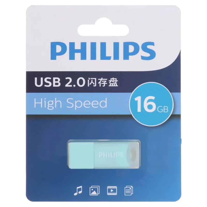 Philips FM10UA016A/93-B USB 2.0 Flash Memory - 16GB - سبز (گارانتی IPM) - تصویر 2