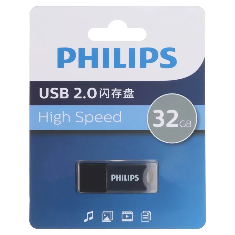 Philips FM10UA032A/93-B USB 2.0 Flash Memory - 32GB - مشکی (گارانتی IPM) - تصویر 2