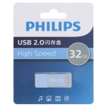 Philips FM10UA032A/93-B USB 2.0 Flash Memory - 32GB - آبی (گارانتی IPM)