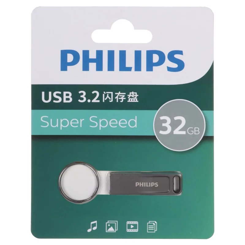 Philips FM21UA032B/93-F USB 3.2 Flash Memory - 32GB - خاکستری (گارانتی IPM) - تصویر 2
