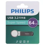 Philips FM21UA064B/93-F USB 3.2 Flash Memory - 64GB - خاکستری (گارانتی IPM)