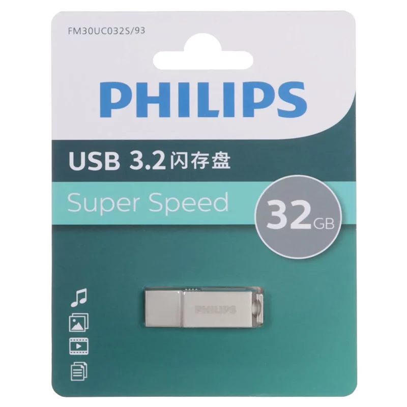 Philips FM30UC032S/93 USB 3.2 Type-C Flash Memory - 32GB - نقره ای (گارانتی IPM) - تصویر 2