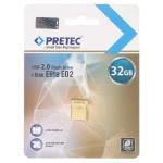Pretec Elite E02 USB 2.0 Flash Memory - 32GB - طلایی (گارانتی فراگامان)