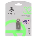 Queen Angle USB2.0 Flash Memory-32GB مشکی (گارانتی مادام العمر شرکت آی تین)