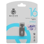 Queen ANGLE USB2.0 Flash Memory-16GB مشکی (گارانتی مادام العمر شرکت آی تین)