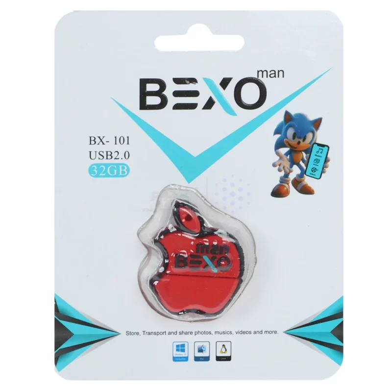 فلش مموری BEXO USB2.0 مدل BX-101 ظرفیت 32GB - عروسکی (گارانتی داده پردازی آواتک) - تصویر 4