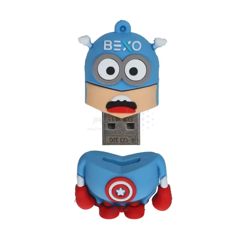فلش مموری BEXO USB2.0 مدل BX-123 ظرفیت 32GB - عروسکی(گارانتی داده پردازی آواتک) - تصویر 4