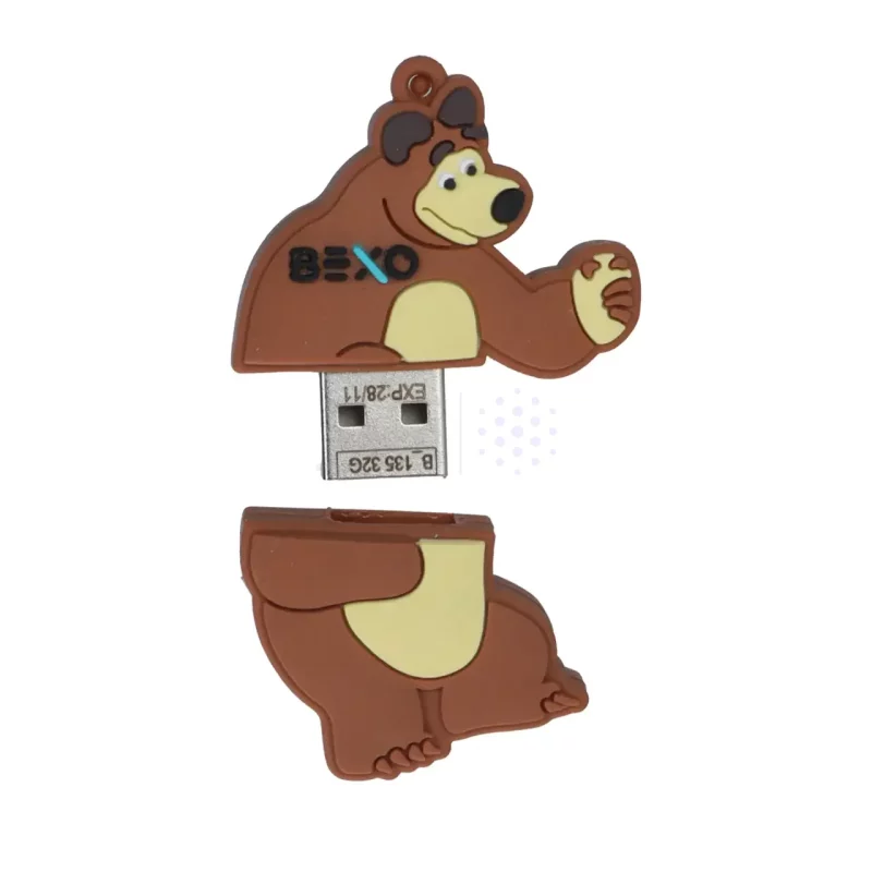 فلش مموری BEXO USB2.0 مدل BX-135 ظرفیت 32GB - عروسکی (گارانتی داده پردازی آواتک) - تصویر 3