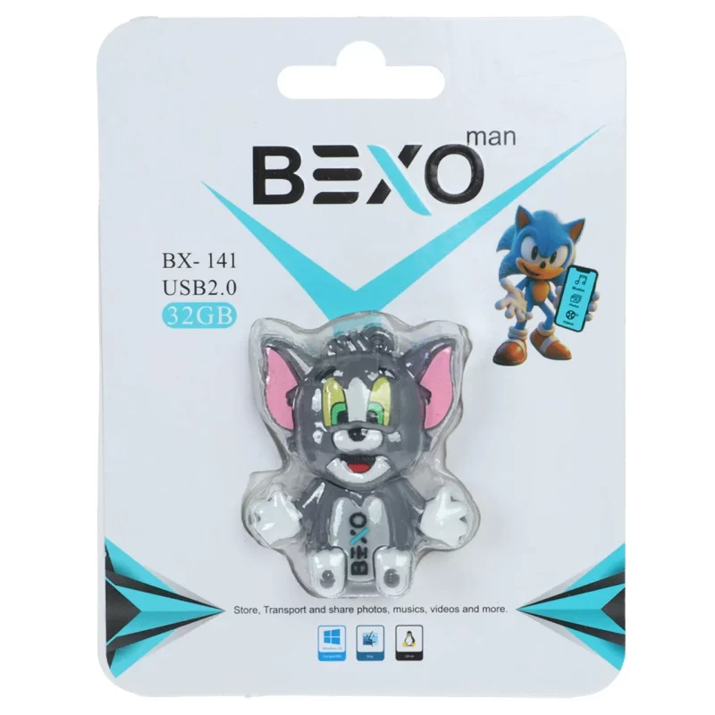 فلش مموری BEXO USB2.0 مدل BX-141 ظرفیت 32GB - عروسکی (گارانتی داده پردازی آواتک) - تصویر 4