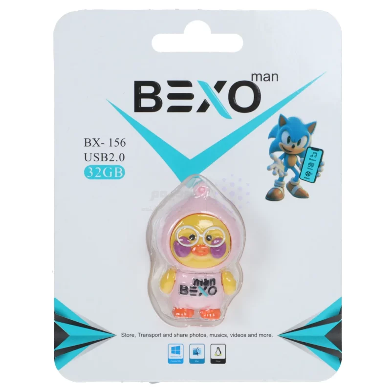 فلش مموری BEXO USB2.0 مدل BX-156 ظرفیت 32GB - عروسکی (گارانتی داده پردازی آواتک) - تصویر 3