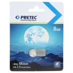 فلش مموری Pretec USB2.0 مدل Moon ظرفیت 8GB - نقره ای (گارانتی فراگامان)