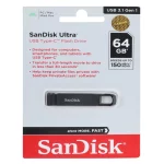 فلش مموری SanDisk Type-C مدل Ultra ظرفیت 64GB - مشکی (گارانتی آسان سرویس)