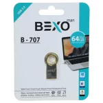 فلش مموری BEXO USB3.0 مدل B-707 ظرفیت 64GB - طلایی (گارانتی داده پردازی آواتک)