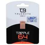 فلش مموری TrueByte USB3.1 مدل Tripple ظرفیت 64 گیگابایت - رزگلد (گارانتی مادام العمر آی تین)