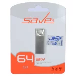 فلش مموری Save it USB2.0 مدل SKY ظرفیت 64GB - نقره ای (گارانتی مادام العمر آی تین)