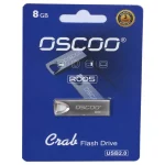 فلش مموری OSCOO USB2.0 مدل R005 ظرفیت 8 گیگابایت - نقره ای (گارانتی سورین)