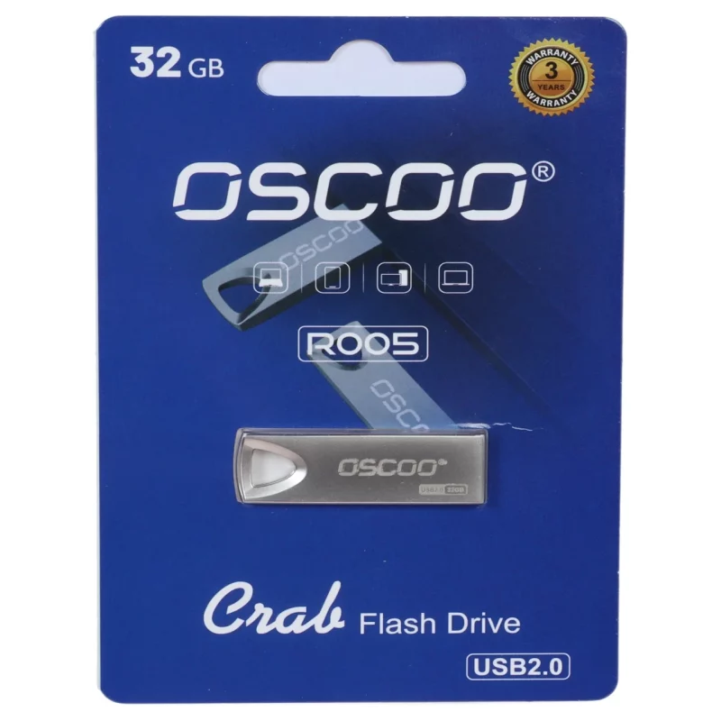 فلش مموری OSCOO USB2.0 مدل R005 ظرفیت 32 گیگابایت - نقره ای (گارانتی سورین) - تصویر 2