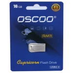 فلش مموری OSCOO USB2.0 مدل RM11 ظرفیت 16 گیگابایت - نقره ای (گارانتی سورین)