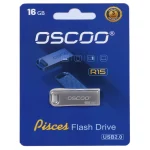 فلش مموری OSCOO USB2.0 مدل R15 ظرفیت 16 گیگابایت - نقره ای (گارانتی سورین)