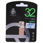 فلش مموری Queen tech USB3.2 مدل QUAD ظرفیت 32GB - رزگلد (گارانتی مادام العمر شرکت آی تین)