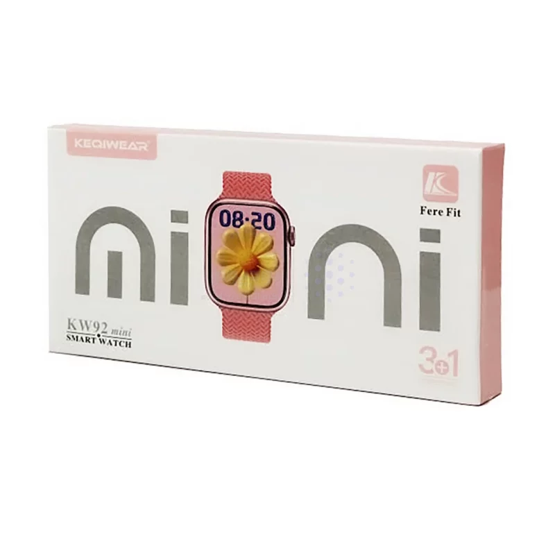 پک ساعت هوشمند KEQIWEAR مدل KW92 Mini - مشکی - تصویر 5