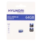 Hyundai microSDXC U3 Class 10 - 100MB/s - 64GB (گارانتی IPM)