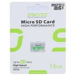 کارت حافظه OSCOO MiscroSDHC با سرعت 85Mb/s U1 و ظرفیت 16 گیگابایت (گارانتی سورین)