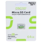 کارت حافظه OSCOO MiscroSDXC با سرعت 85Mb/s U3 و ظرفیت 64 گیگابایت (گارانتی سورین)