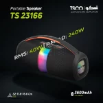 اسپیکر بی سیم 40 وات TSCO مدل TS 23166 - مشکی - تصویر 8