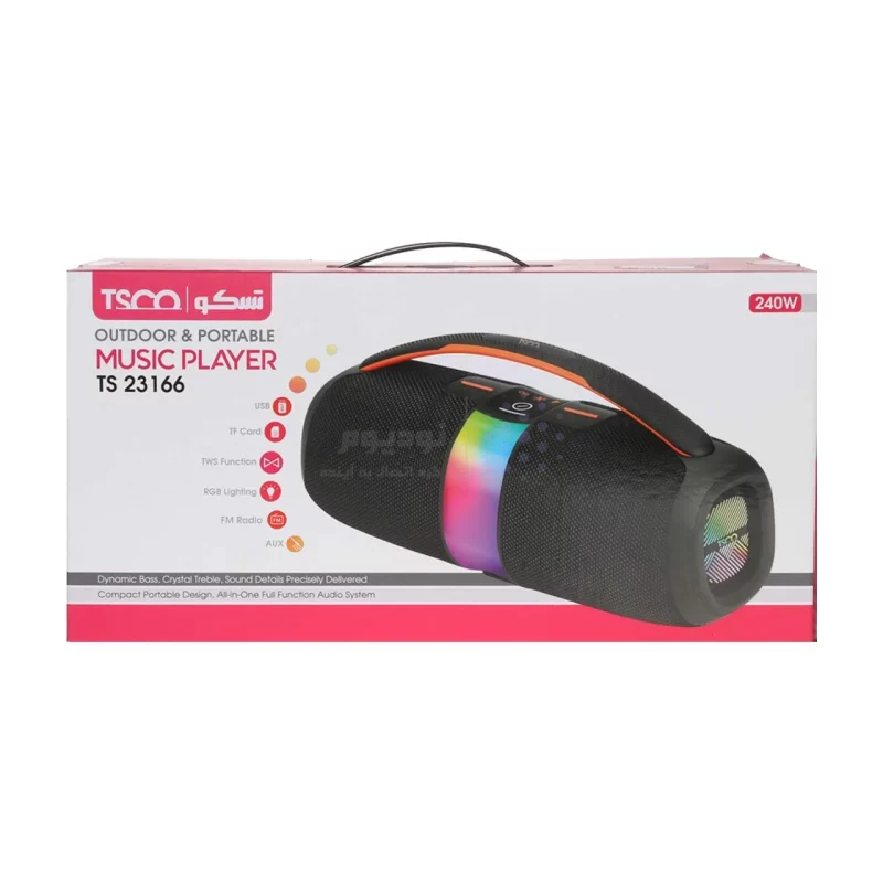اسپیکر بی سیم 40 وات TSCO مدل TS 23166 - مشکی - تصویر 9