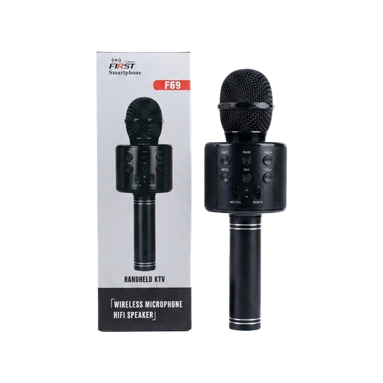 1583-4646952-1 اسپیکر میکروفون First مدل F69 - مشکی - تصویر 1