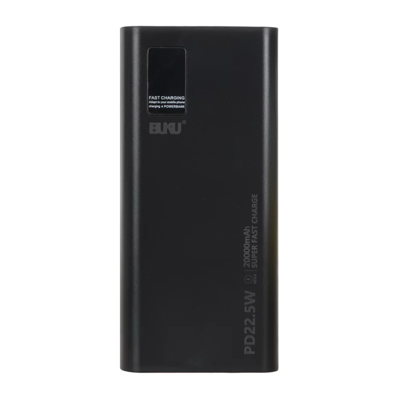 پاوربانک (PD و فست شارژ) BUKU 22.5W 20000mAh مدل MG-G106 - مشکی - MMS (گارانتی شش ماهه YA) - تصویر 2
